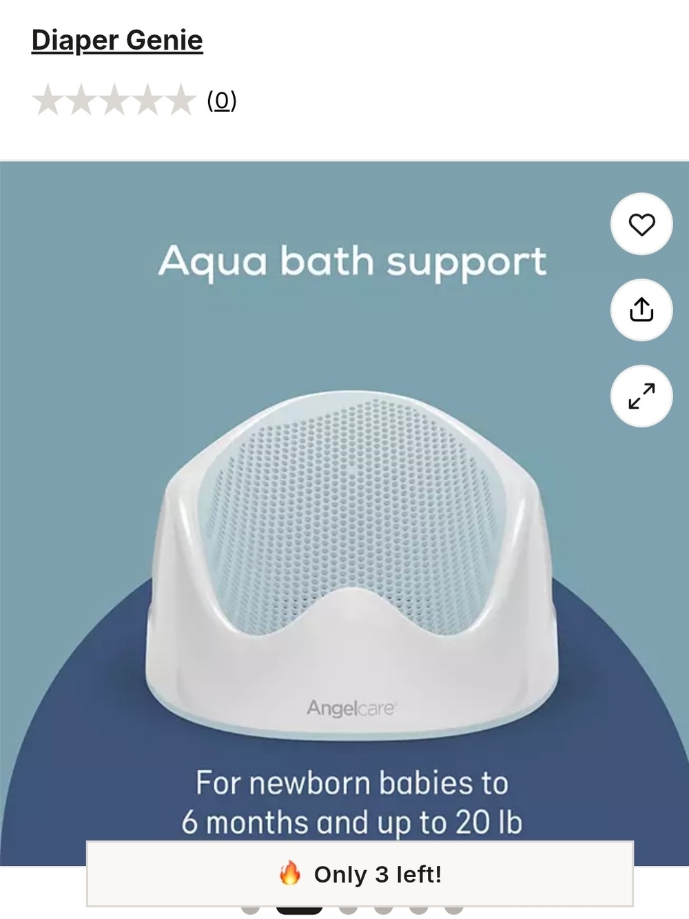 Aqua Bath Support for Newborns — White and Light Blue & Yokidoo Shower Head